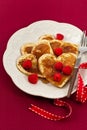 ValentineÃ¢â¬â¢s Day Pancake Hearts